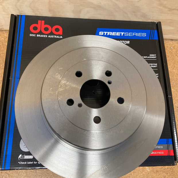 Subaru – DBA Rear Brake Rotor Set 316mm Brembo 5x100 PCD w/170mm Handbrake