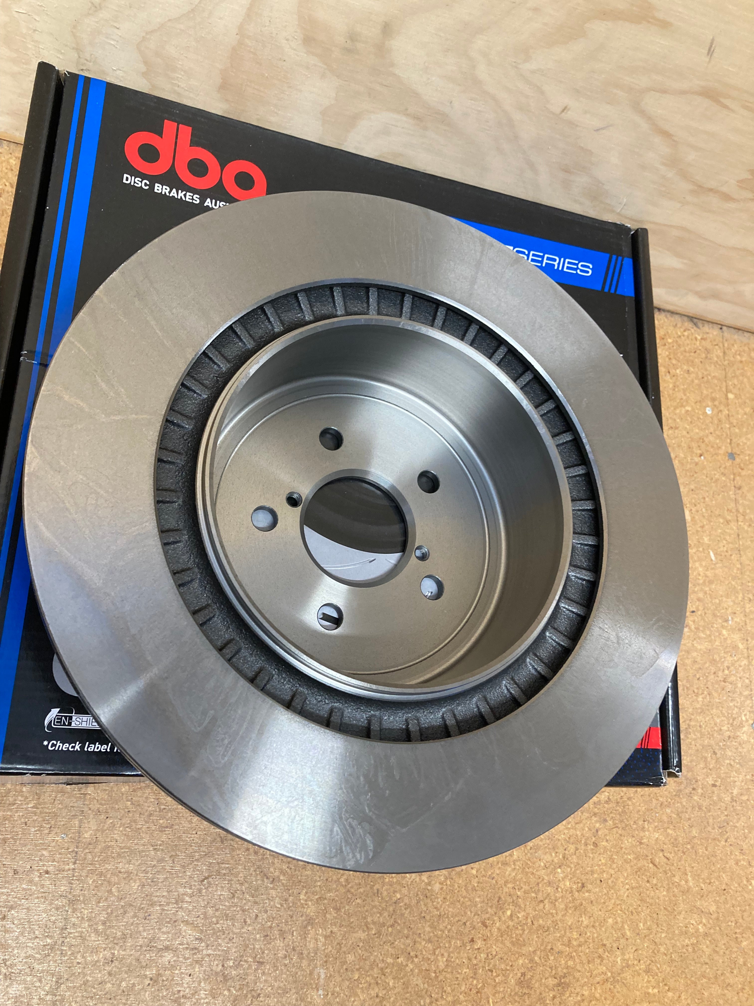 Subaru – DBA Rear Brake Rotor Set 316mm Brembo 5x100 PCD w/170mm Handbrake