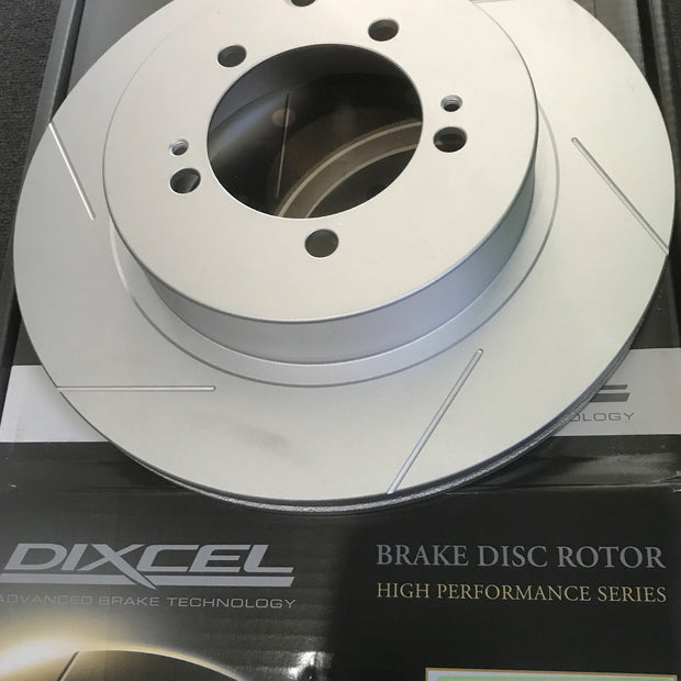 Mitsubishi Evolution 5-9 Dixcel SD Slotted rear Disc Rotor set