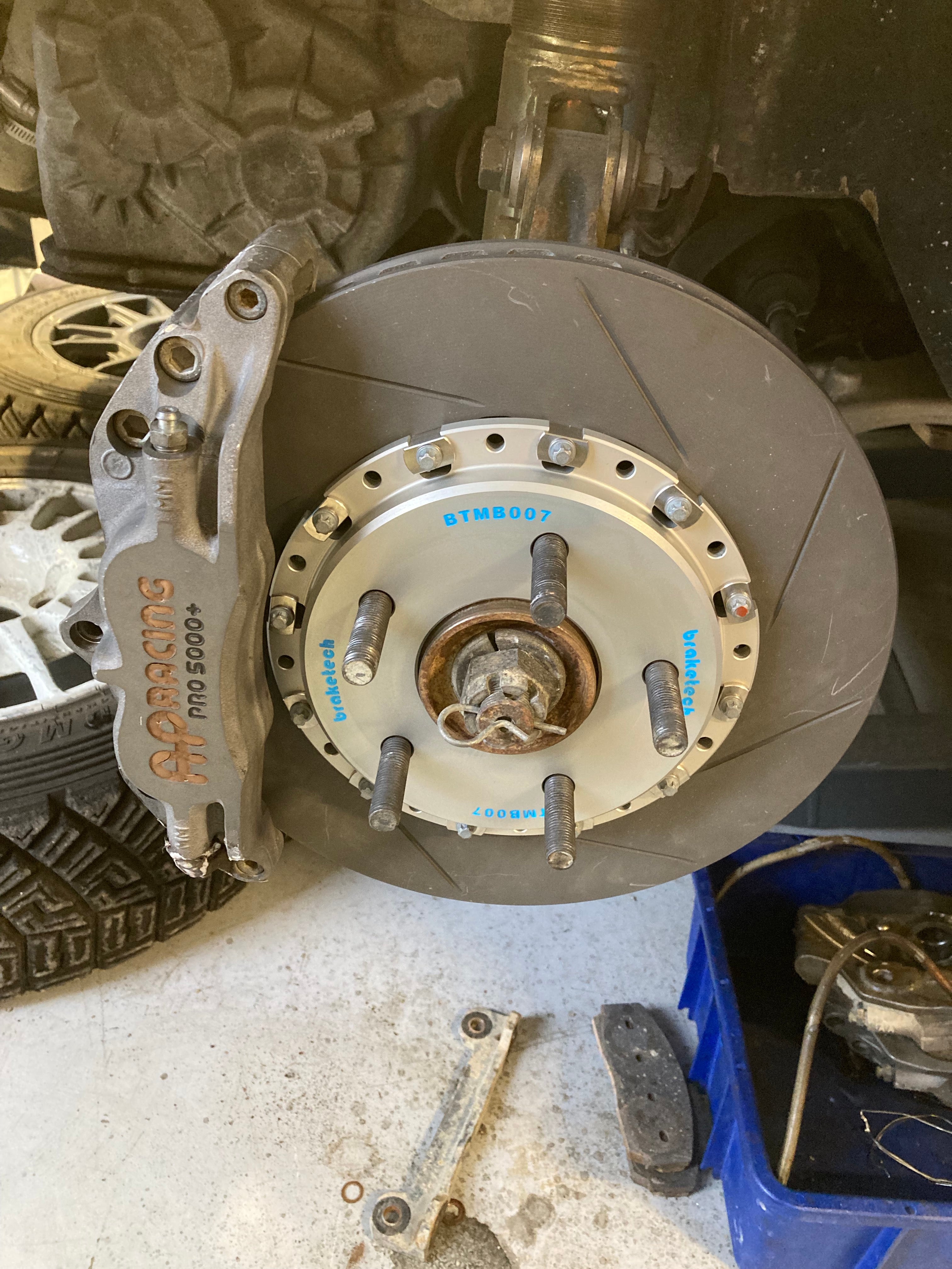 Mitsubishi EVO – Braketech AP Racing Front Disc Bell (Hat) Gravel Spec